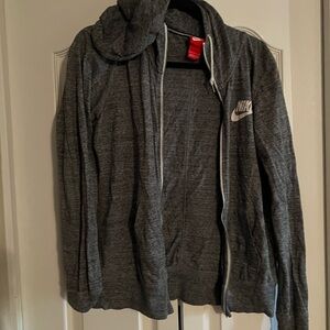 Nike Women’s Charcoal Heather Zip-Up Jacket